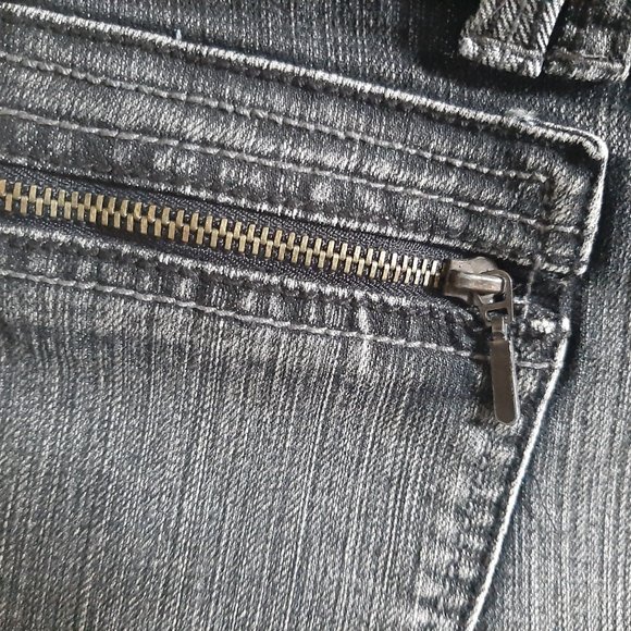 Streetwear Society Mini Black Jean Skirt Small - Picture 6 of 7